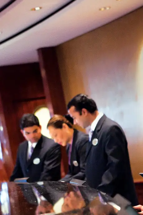 The Reception aboard an NCL Ship