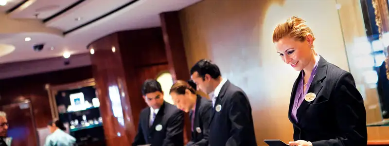 The Reception aboard an NCL Ship