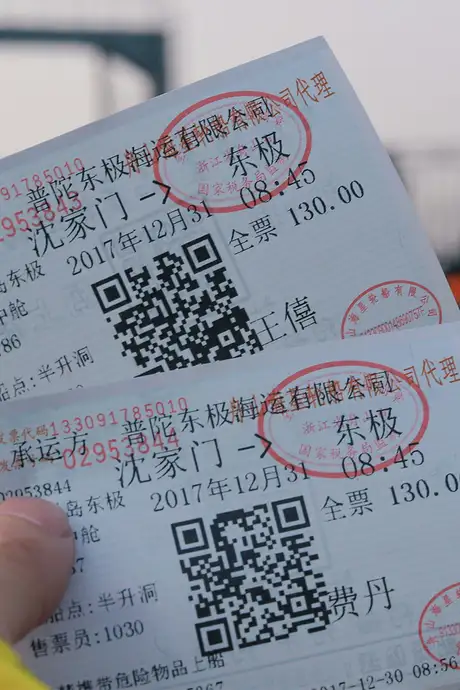 A person holding two tickets