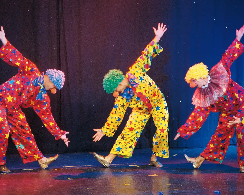 A Clown show aboard MSC Cruises