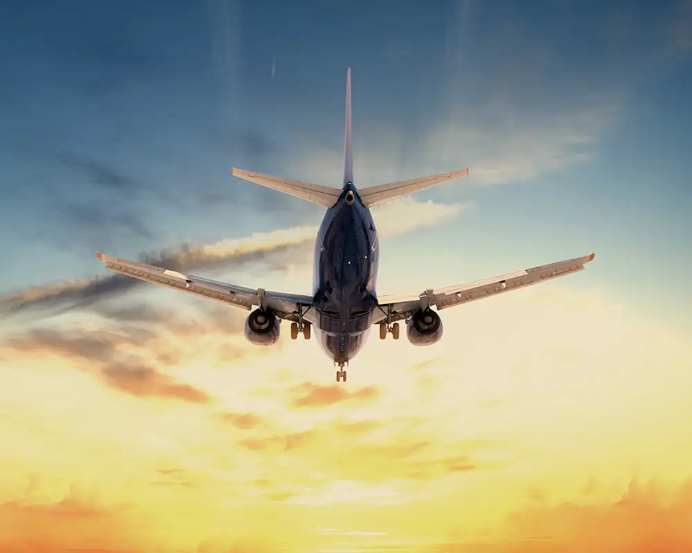 A Plane from below