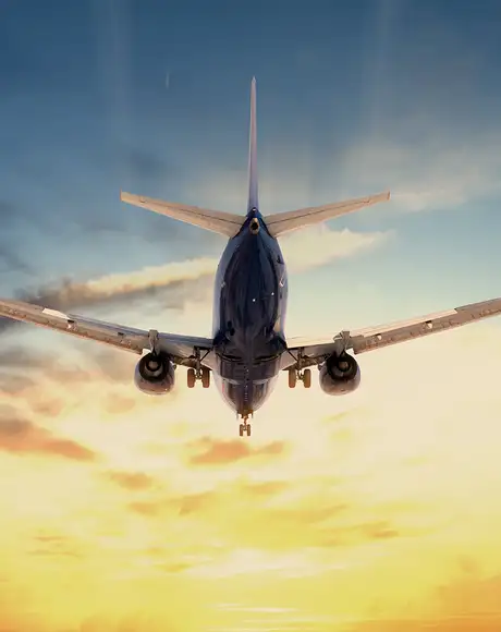A Plane from below