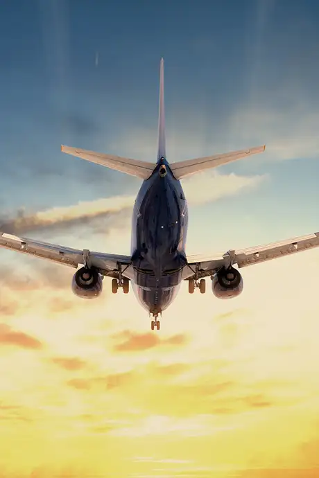 A Plane from below