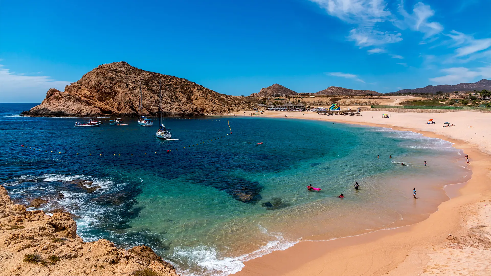 A View of a beach on Cabo San Lucas