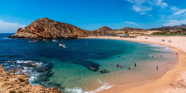 A View of a beach on Cabo San Lucas