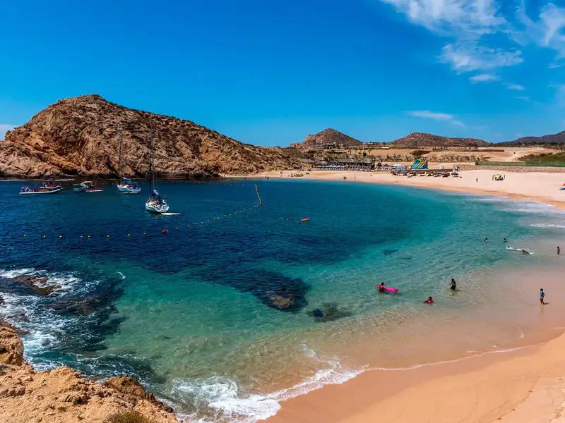 A View of a beach on Cabo San Lucas
