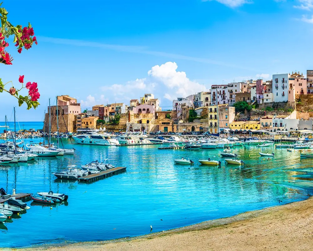 A View of the coast of Trapani