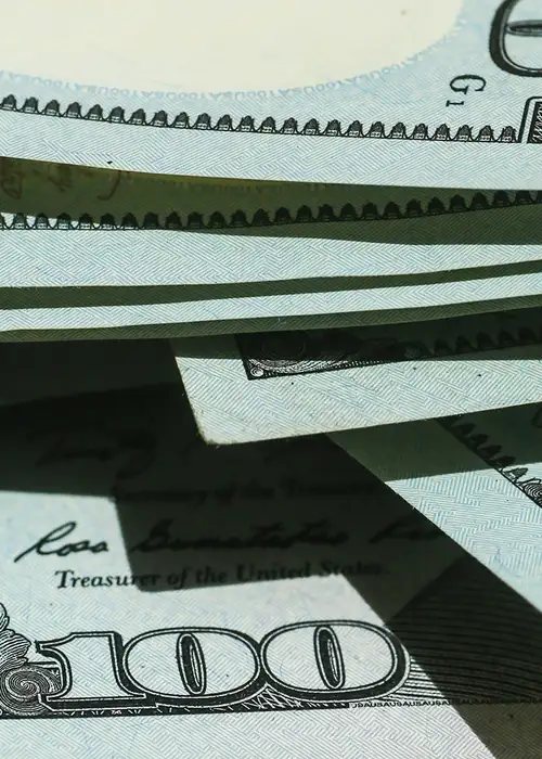 A pile of dollars