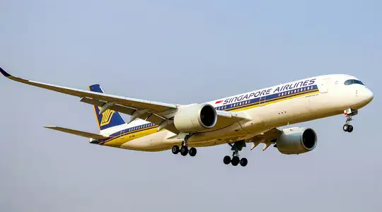 A Singapore Airlines Plane