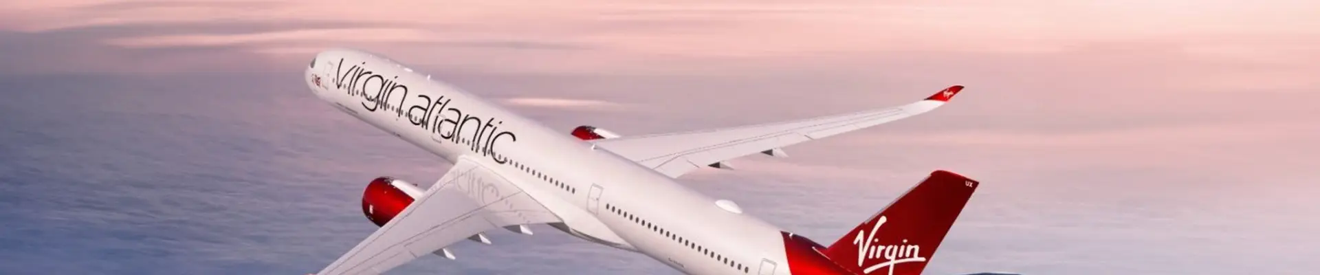 A Virgin Atlantic Plane in the Sky