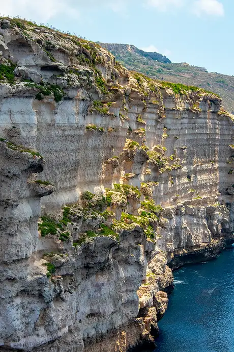 A View of the Dingli Cliffs in Malta