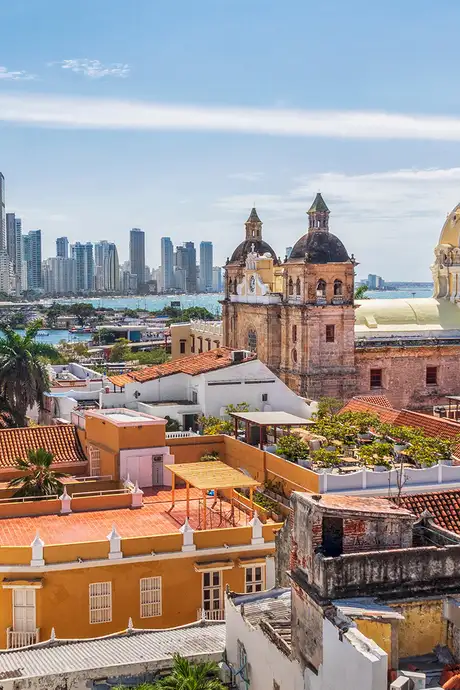 An Aerial View of Cartagena, Colombia