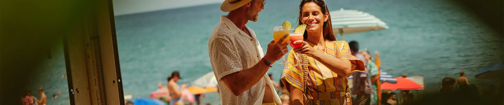 A View of a Couple on a Virgin Voyages Holiday