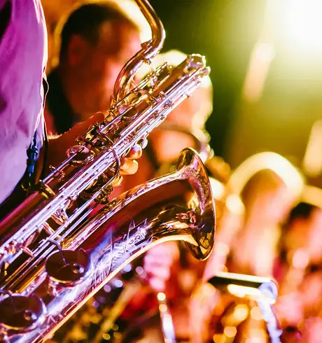 A Jazz band performing