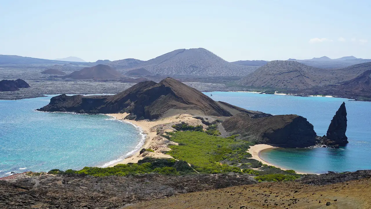 An image of the landscape of Galapagos