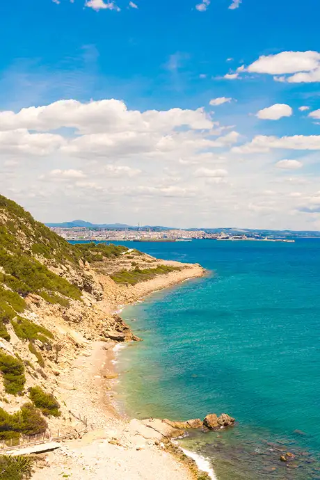 The coast of Salou, Spain