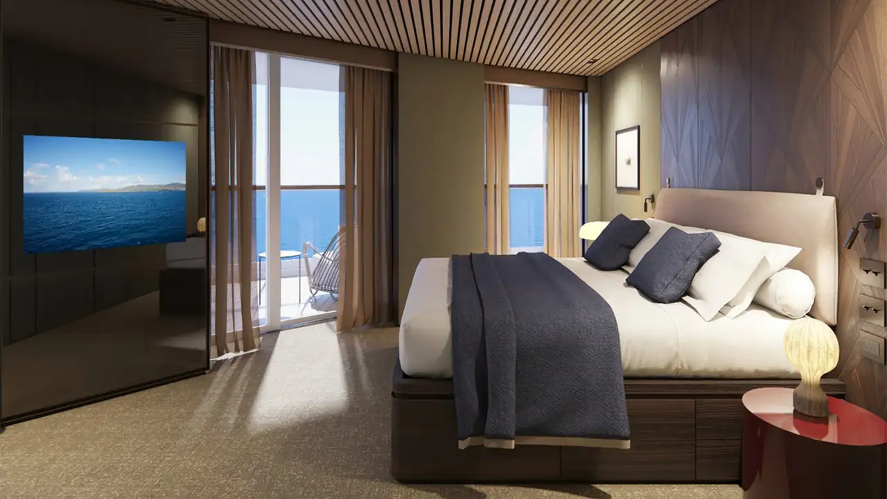 One of Norwegian Bella's Haven Rooms
