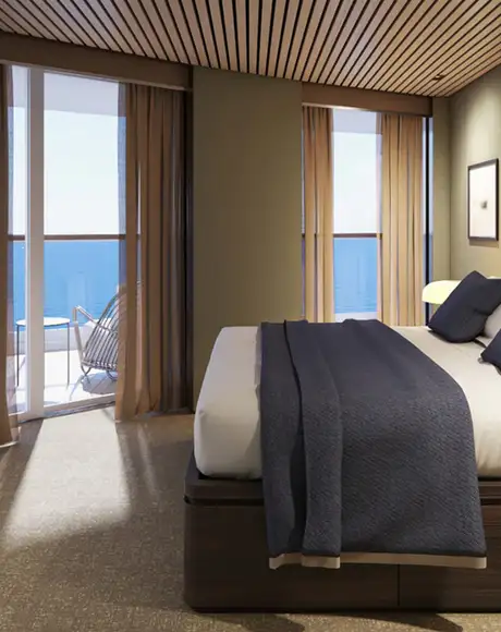 One of Norwegian Bella's Haven Rooms