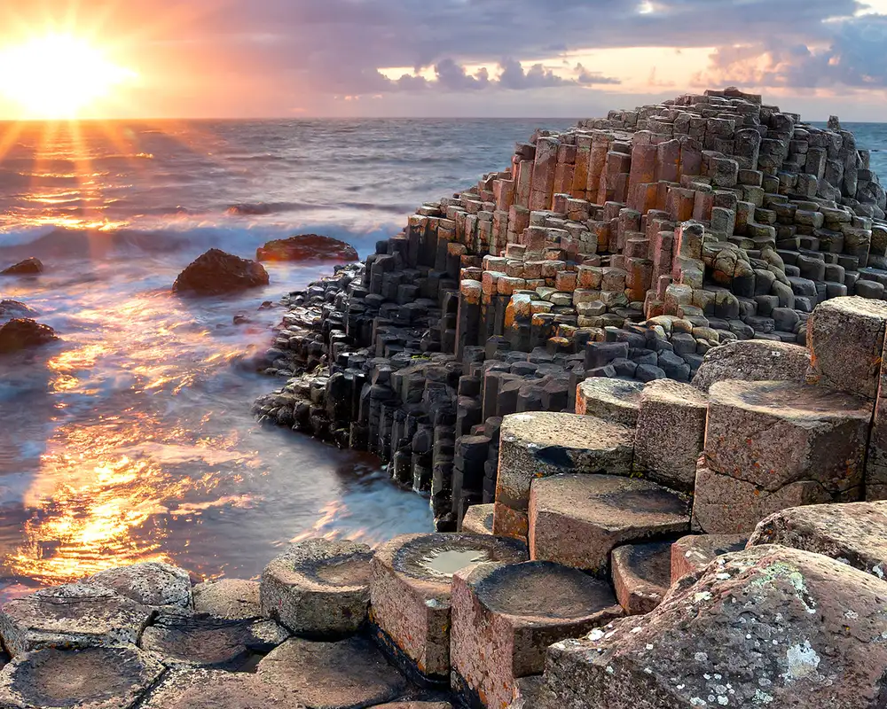 A View of Cliffs in Belfast, Ireland
