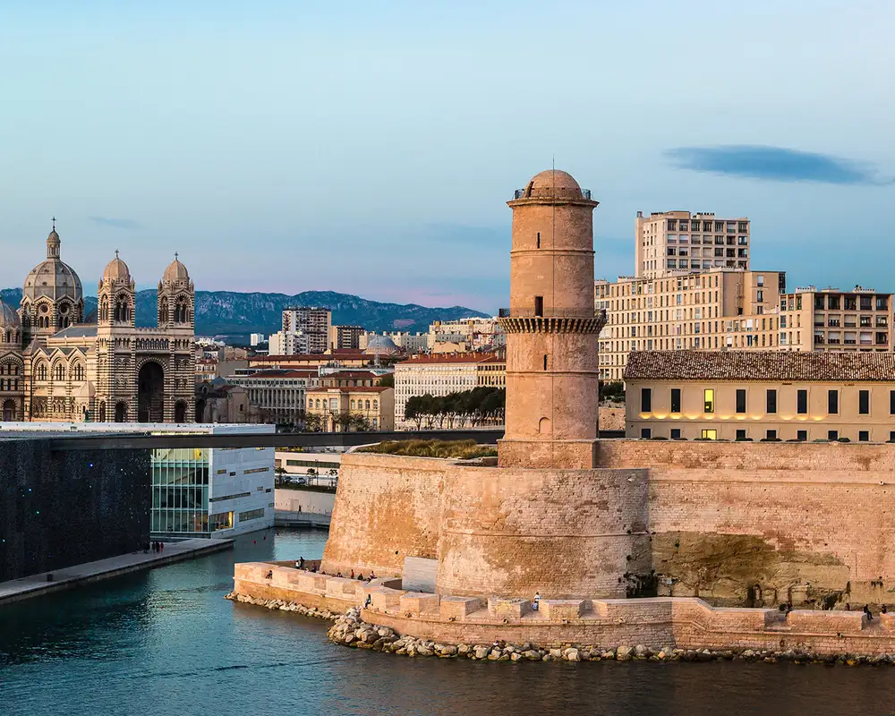 A landscape shot of Marseille