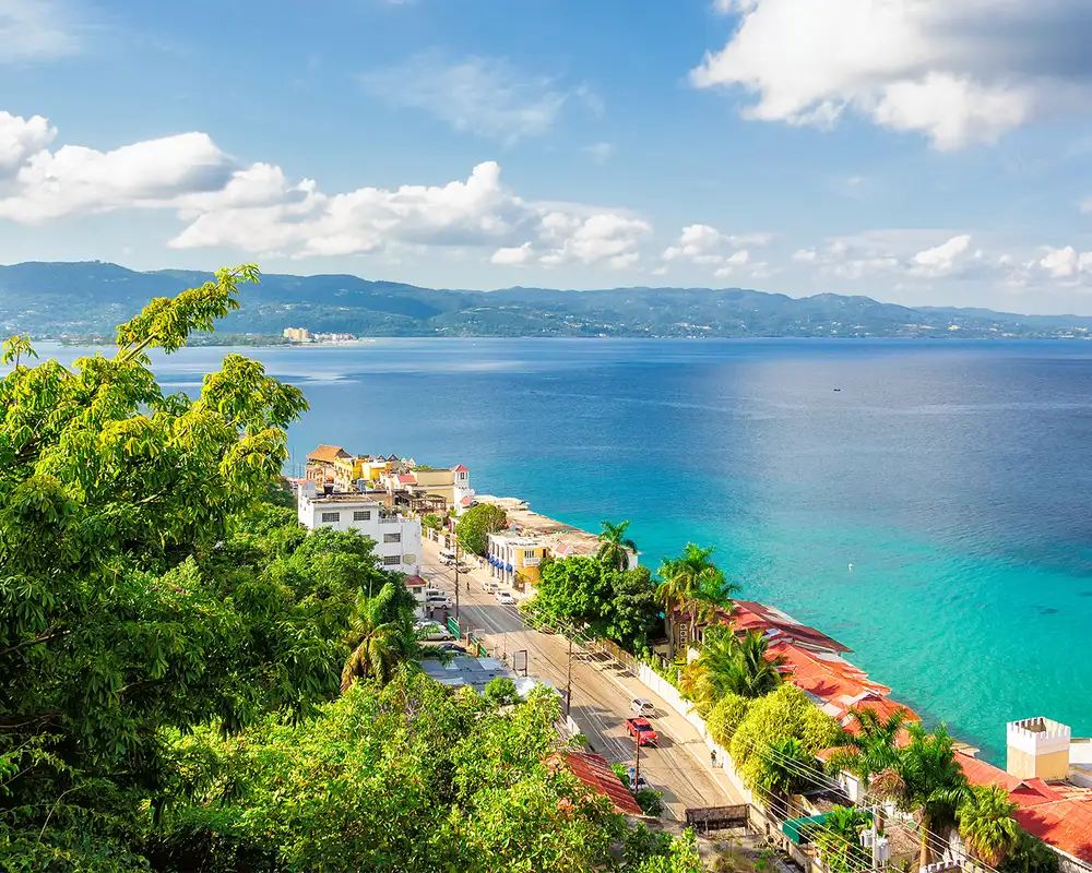 A View of the Coast in Montego Bay