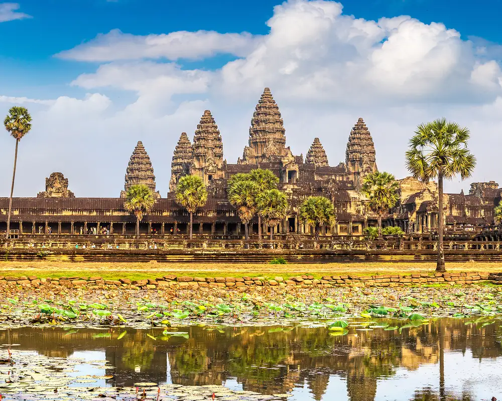 The Temple of Angkor Wat in Cambodia