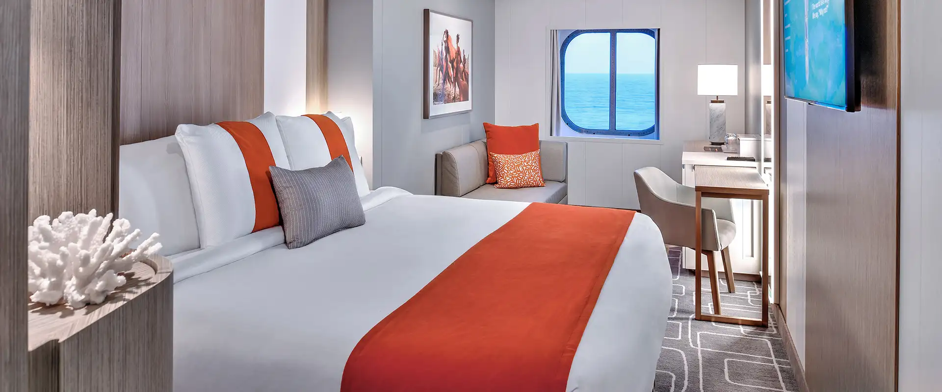 An Ocean View Stateroom on Celebrity Ships