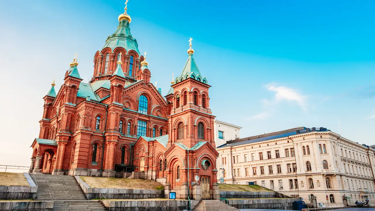 Uspenski Cathedral in Helsinki, Finland