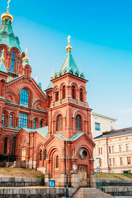Uspenski Cathedral in Helsinki, Finland