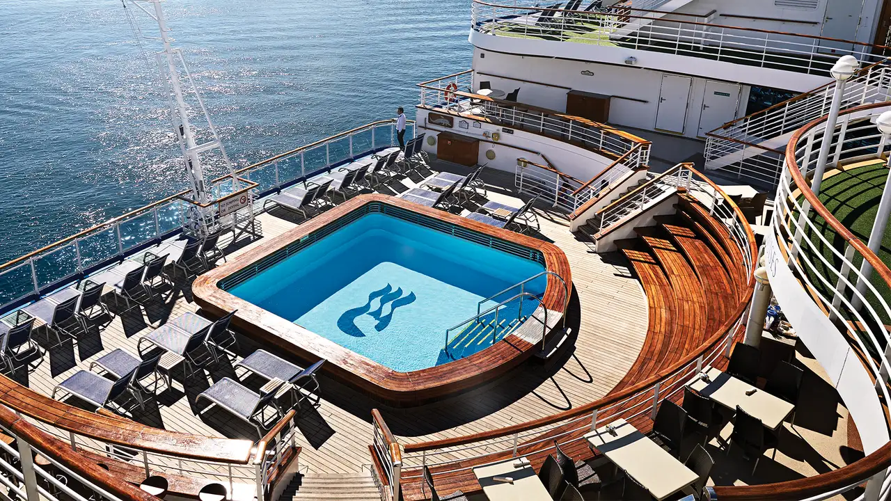 A Pool aboard a Princess Cruise Ship