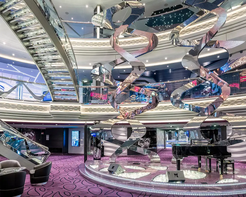 The Infinite Atrium aboard MSC Virtuosa