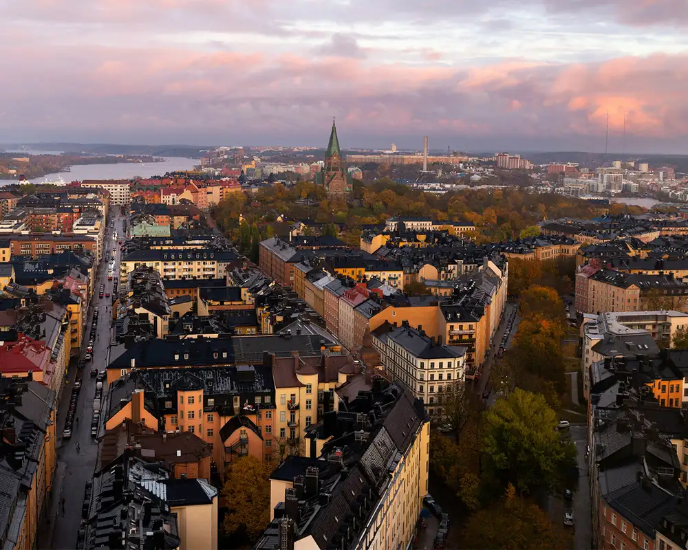 An Aerial View of Stockholm