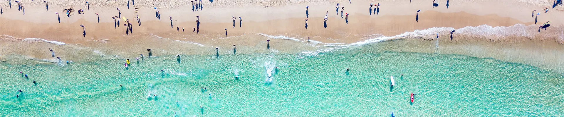 Bondi Beach from above