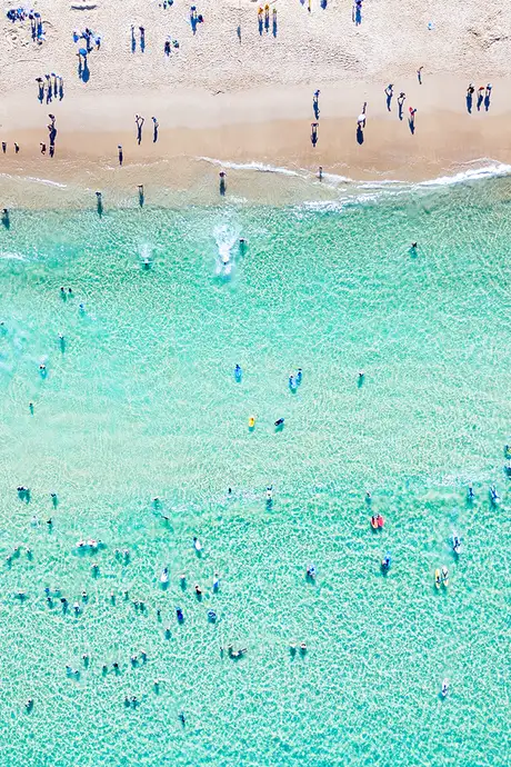 Bondi Beach from above