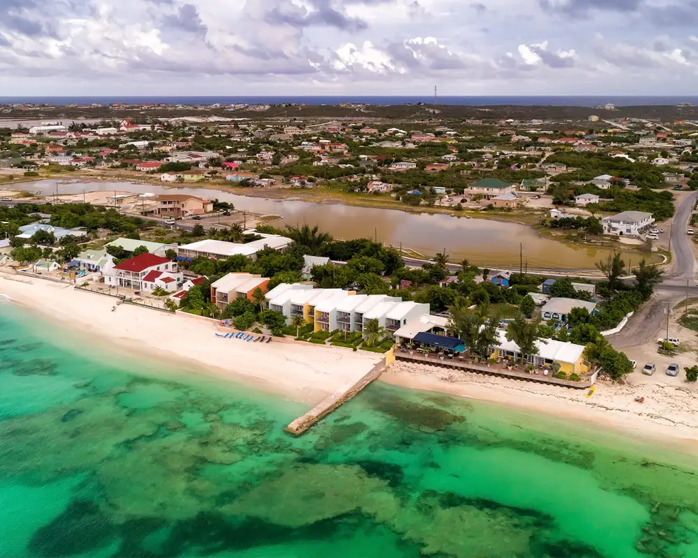 An Aerial View of Grand Turk