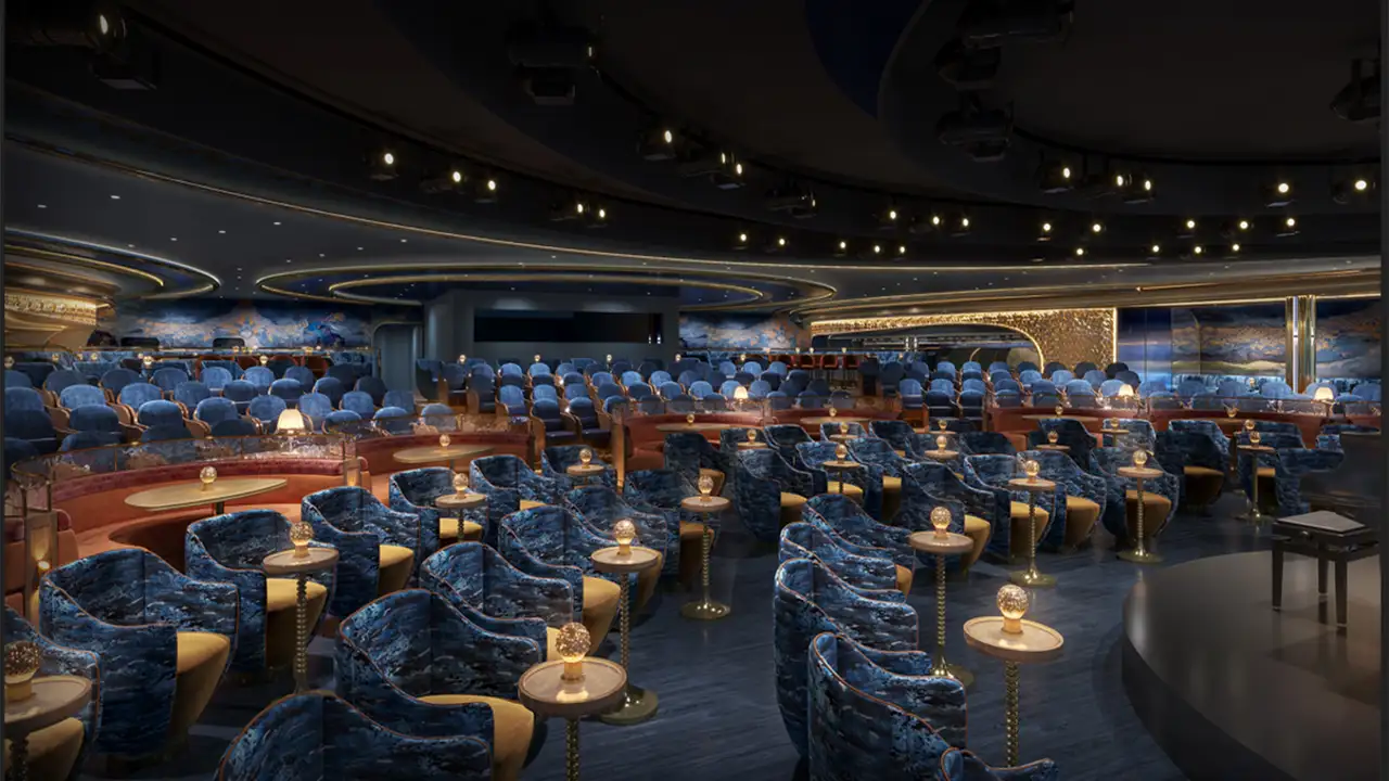 A View of the Lounge aboard the Oceania Sonata