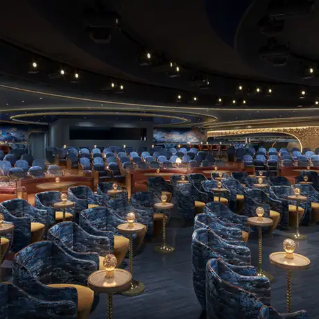 A View of the Lounge aboard the Oceania Sonata