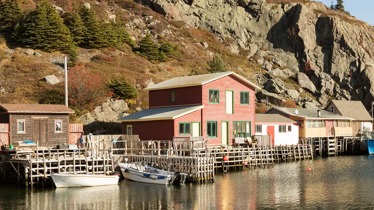 A fishing village in St Johns, Newfoundland