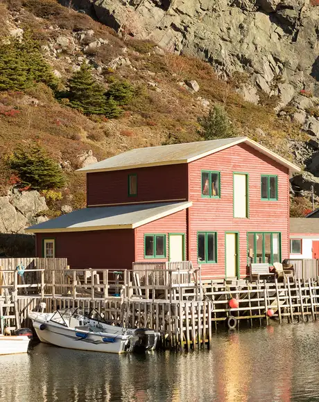 A fishing village in St Johns, Newfoundland