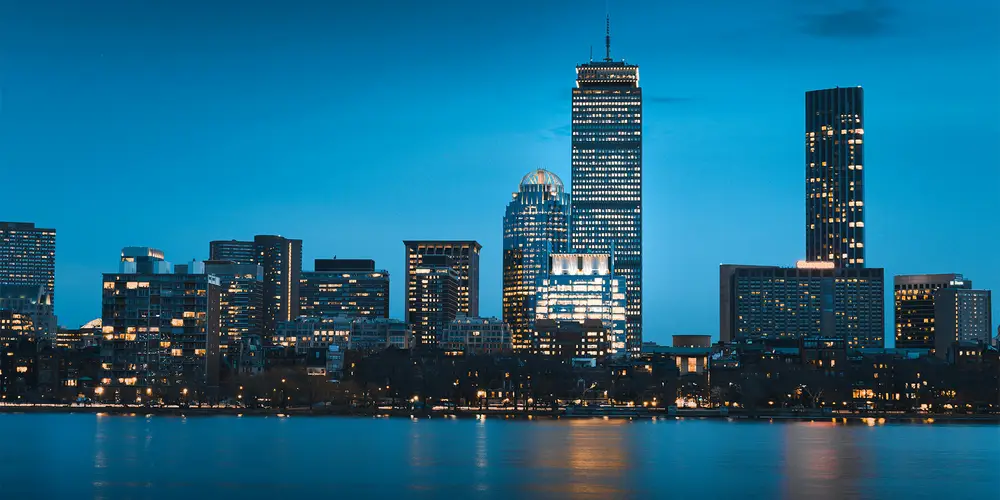 Boston Skyline at Night