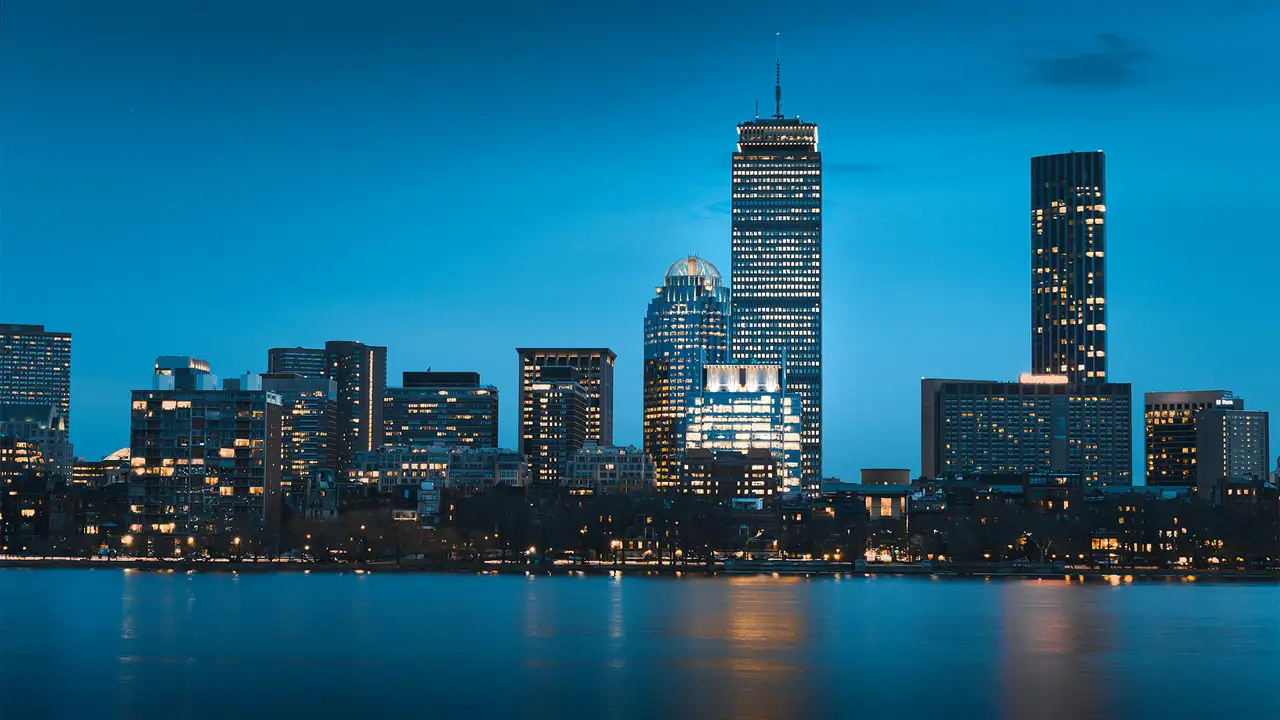 Boston Skyline at Night