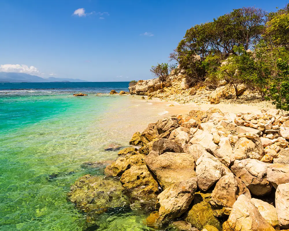A View of a Beach in Labadee, Hatti