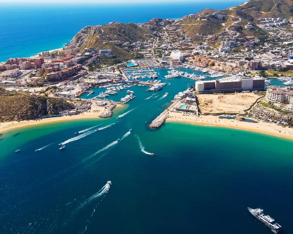 An Aerial View of Cabo San Lucas, Mexico