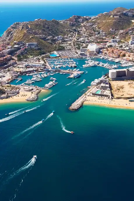 An Aerial View of Cabo San Lucas, Mexico