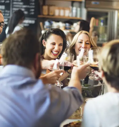 Group of Friends having drinks