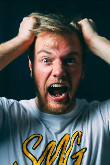 An Angry man