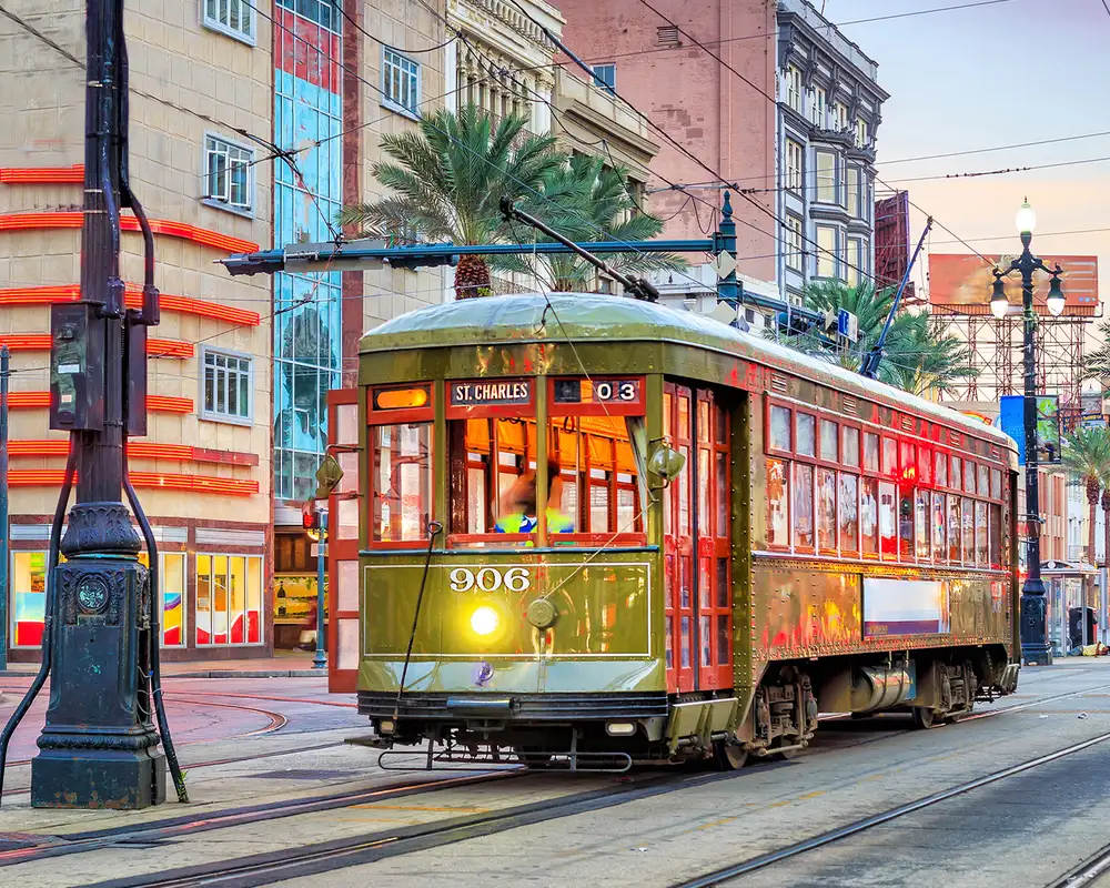 A Tram in New Oreleans