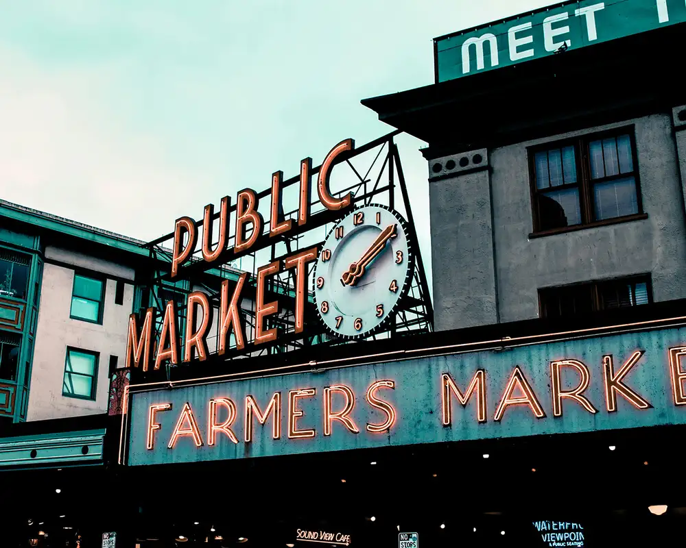 The Public Market in Seattle