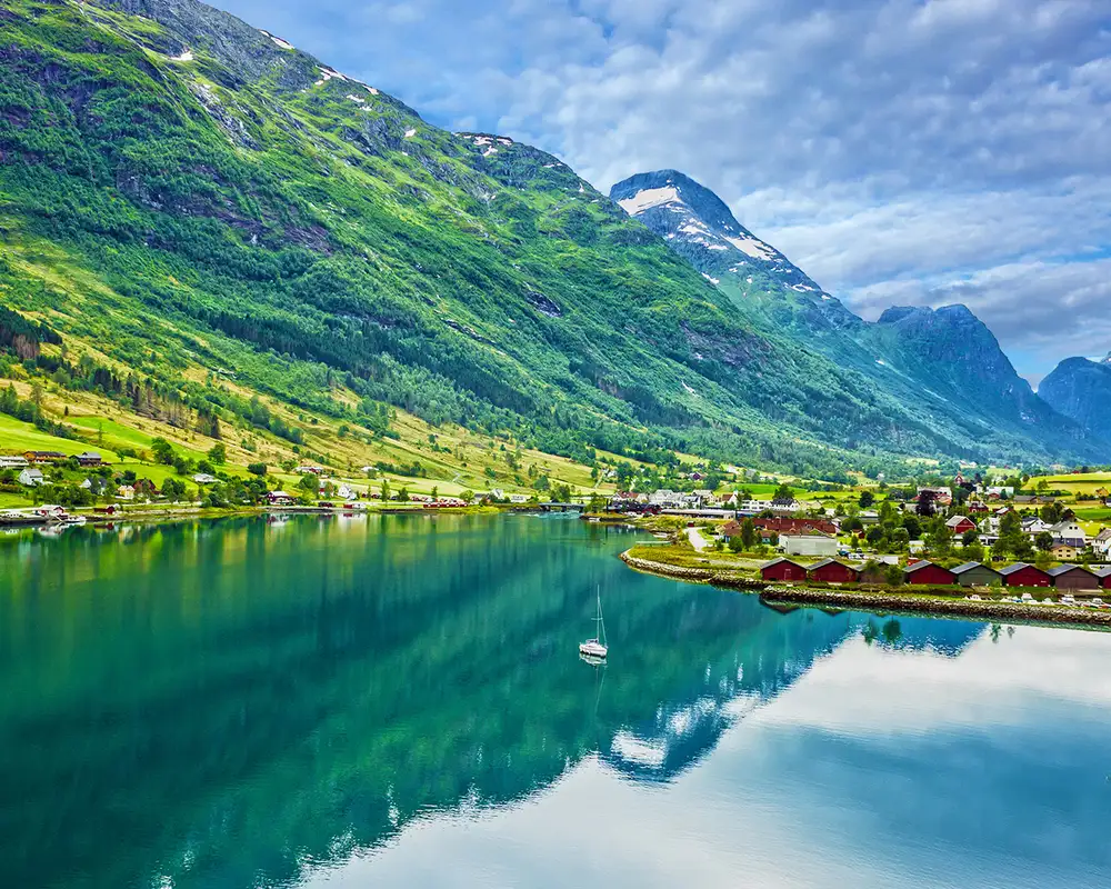 An image of a Norwegian Fjord