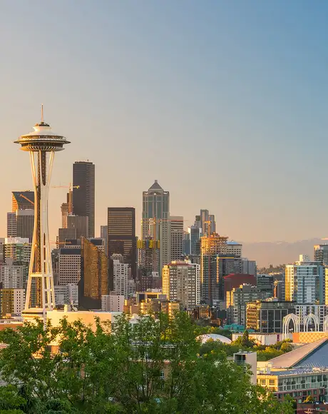 An image of the skyline of Seattle